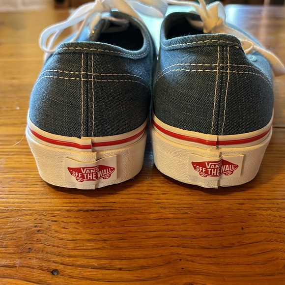 Vans (denim) sneakers. Dark blue/True white. Never worn. - Picture 4 of 7